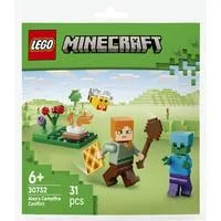 30732 Minecraft Alex' Begegnung am Lagerfeuer, Konstruktionsspielzeug Polybag