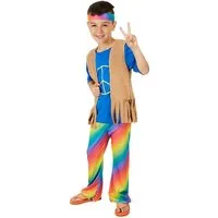 dressforfun Hippie-Kostüm Jungenkostüm Boy Peacemaker, Schönes, bequemes T-Shirt
