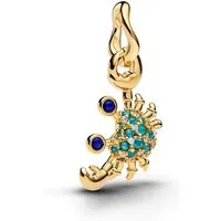 Pandora Charm-Einhänger Pandora Moments Krabbe Charm-Anhänger 764684C01 (1-tlg)