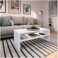 Vicco Couchtisch, Weiß, 99.6 x 39.8 cm (1-St), Drehbar