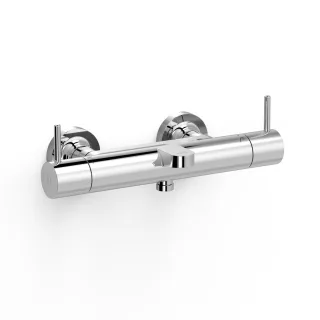 Tres Thermostat Aufputz System für Wanne und Dusche mit ergonomischen Hebeln , 19027410 19027410