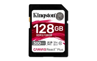 Kingston Canvas React Plus | sdr2/128gb | Flash-Speicherkarte