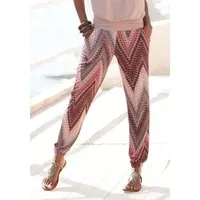 LASCANA Jerseyhose aus angenehmer, leichter Viskoseware mit Alloverprint, Stretchbund, luftige Sommerhose, Schlupfhose