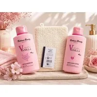 Bettina Barty Körperpflegemittel Love Vanilla Geschenkset – Duschgel, Bodylotion & Waschhandschuh