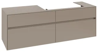 Villeroy & Boch Waschtischunterschrank Collaro C027B0 1600x548x500mm m. Bel. 4 Ausz. Waschtisch re T C027B0VM
