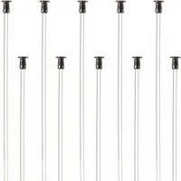 SOFT-RAIL Seil Perlonseil mit Tellergleiter, Ø 2,0 mm in versch. Längen (Set, 10-tlg), für Galerieschienen