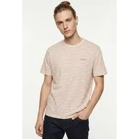 Jack & Jones Rundhalsshirt JJDEVIN DAYTONA STRIPED TEE SS CREW NECK Baumwollmischung, relaxed fit