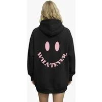 Worldclassca Hoodie Worldclassca Oversized WHATEVER Hoodie Kapuzenpullover Sweatshirt Neue Kollektion - Stilvolle und gemütliche Casual Mode für Damen