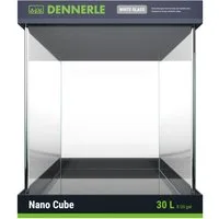 DENNERLE Aquarium Nano Cube White Glass