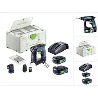 FESTOOL Akku-Schrauber CXS 12 2,5-Set Akku Bohrschrauber 12 V 30 Nm Brushless (576865)
