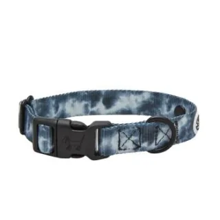 Barkalot Hundehalsband Recyceltes Polyester schwarz/ bunt S