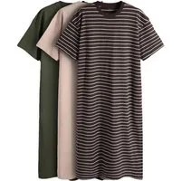 The Set Maxikleid The Set T-Shirt-Maxikleider, 3er-Pack (3-tlg)