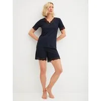 CALIDA Shorty Elegant Dreams (2 tlg) mit süßem Spitzenbesatz
