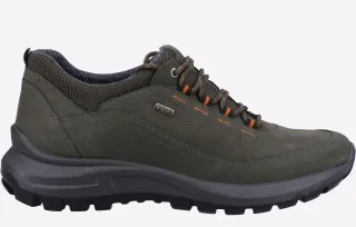 Cotswold Dumbleton Leder Herren Khaki Schnürschuhe