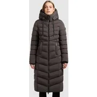 khujo Steppmantel INGRAM5 aus pflegeleichter Kunstfaser, Steppware, wadenlanger Schnitt