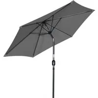 Angel Living Sonnenschirm Ø 300 cm, UV-Schutz 50+, Rund, aus Polyester, für den Balkon, den Strand, den Garten oder die Terrasse, 4.7kg