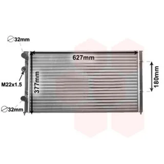 Van Wezel Wasserk?hler Seat Arosa VW Golf III Lupo Polo Vento 1,0 - 2,9