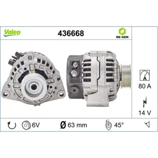 Valeo Lichtmaschine Citroen Fiat Lancia Peugeot Suzuki 436668