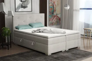 Boxspringbett Schlafzimmerbett PADUA 140x200cm inkl.Bettkasten