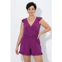 Ulla Popken Badekleid Badekleid Shorts Softcups Flügelärmel recycelt