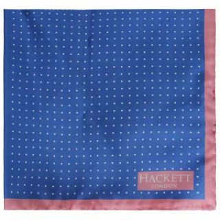 Hackett London gedruckte Quad -Mens Blue/Pink Hank Taschentücher