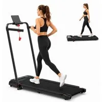 LIKESPORTING Laufband zu Hause,Walking Pad 6/8 km/h, leiser Motor, Fernbedienung, 40*102cm Laufbereich, Max 8 km/h,für Büro und Wohnung, 14%Steigung