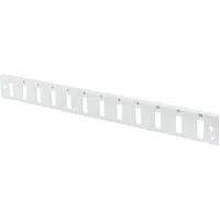 LWL Frontblende 1HE Schnellverschluss, 12x SC DX vertikal , Frontpanel grau, 1 Höheneinheit