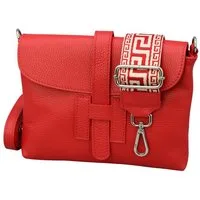 Adel Bags Schultertasche Helen Umhängetasche aus echtem Leder mit 2 verstellbaren Riemen