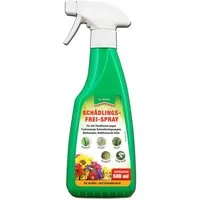 Dr. Stähler Insektenspray Schädlingsfrei-Spray - Effektives Pflanzenschutzmittel gegen Insekten, 500 ml, Effektiver Schutz Einfache Anwendung Ganzjähriger Einsatz Bienenfreundlich, 1-St., 500ml, mit Natur-Pyrethrum & Rapsöl, Vielseitiger Schutz für Z