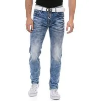 Cipo & Baxx Regular-fit-Jeans mit markanter Waschung