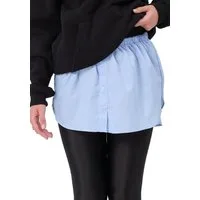 BLACKROCK Unterrock Damen Blusenrock Saum Verlängerung (1-tlg) mit Elastikbund, in Unifarbe mini Rock