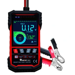 TOOLTOP Intelligent Battery Tester 3.2 Inch Color Screen 12.0V 24.0V Battery Intelligent Selection Support Battery Teste