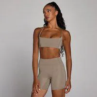 MP Damen Training Sport-BH mit offenem Rücken – Light Taupe - S