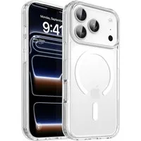 CoolGadget Handyhülle Premium Silikon Handy Case für iPhone 17 Pro Max 6,1 Zoll, Hülle Transparent Schutzhülle kompatibel mit MagSafe Zubehör