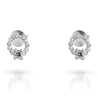 Orphelia 'Premium' Ohrstecker für Damen aus 925er Sterlingsilber - Silber ZO-7562