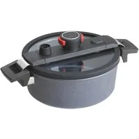 WOLL MADE IN GERMANY Dampfgartopf Active-Lite, Aluminiumguss (1-tlg), Dampfkochtopf, incl. Activde Lite Deckel, Induktion, Made in Germany