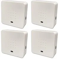 HAC24 Dekoobjekt Soundbox Vogelgezwitscher Naturgeräusche Vogelzwitscher Vogelgesang (Set, 4 St), mit Bewegungsmelder