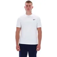 Reebok T-Shirt CODY SMALL LOGO CREW NECK SS TEE mit Rundhalsausschnitt, Kurzarm, ohne Verschluss, aus Baumwolle