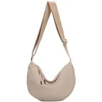 ITALYSHOP24 Schultertasche Damen Tasche MOON Bodybag Brusttasche CrossBody UNISEX Nylon, HERREN Hobo Bag Runde Umhängetasche Hüfttasche Crossover Reise modern