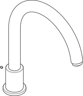 Hansgrohe Auslauf Vernis 4-Loch Wannenarmatur 93904000