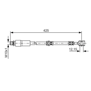 Bosch Bremsschlauch vorne Opel Signum Vectra Saab 9-3 9-3x