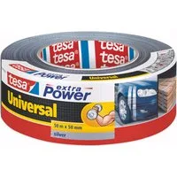 tesa Klebeband (Packung, 1-St) Gewebeband ideal zum Reparieren, Abdichten & Befestigen - grau