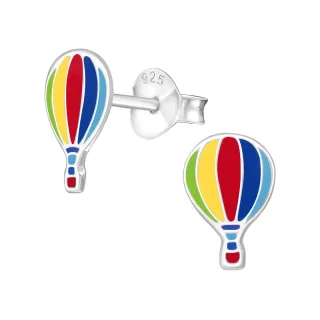 Heissluftballon Ohrringe aus 925 Silber