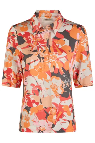 Barbara Lebek - T-Shirts coral/offwhite/graphite/stone - Gr. - 46