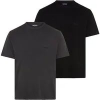 BOSS T-Shirt Ton in Ton Stickerei