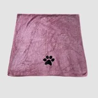 Mate for dogs Hundehandtuch Hundehandtuch Blacky Mikrofaser Handtuch Haustier 50x100 cm