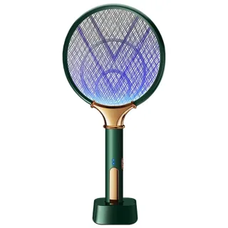 Tevorex 3000V Electric Mosquito Swatter 3-Layer Power Grid Dual Function Auto-Mosquito Attraction USB Fast Charging Port