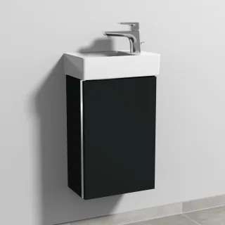 Sanipa 3way Waschtischunterbau zu Villeroy & Boch Avento Waschtisch mit 1 Tür, Vulkan-Matt BP6271V