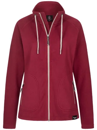 Rock Creek Fleecejacke Weinrot