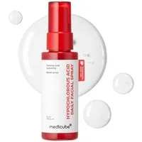 Medicube Tagescreme Hypochlorous Acid Daily Facial Spray Mini 50 ml, K-Beauty Klärt, beruhigt und erfrischt die Haut –, ideal für gereizte und unreine Haut